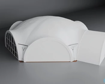 Арочный шатёр 15×13 м «Гекса 8» с дополнительной аркой 4 м Grand Tent