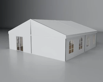 Классический шатёр 10x10 м с окнами