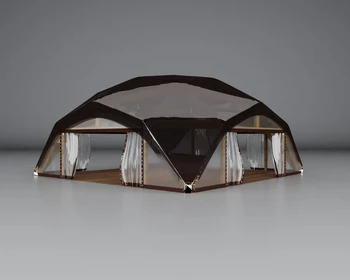 Деревянный шатёр 14×14 м  (распашной)