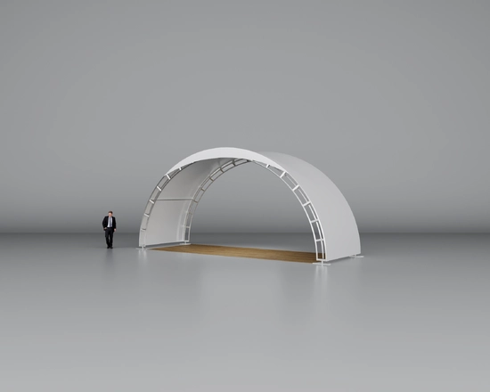 Арочный шатёр 10×3 м