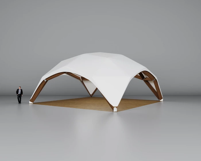 Деревянный шатёр 11×11 м «Grand Tent»