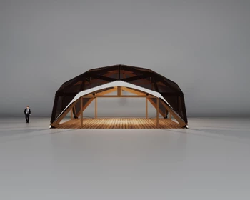 Деревянный шатёр 14×14 м